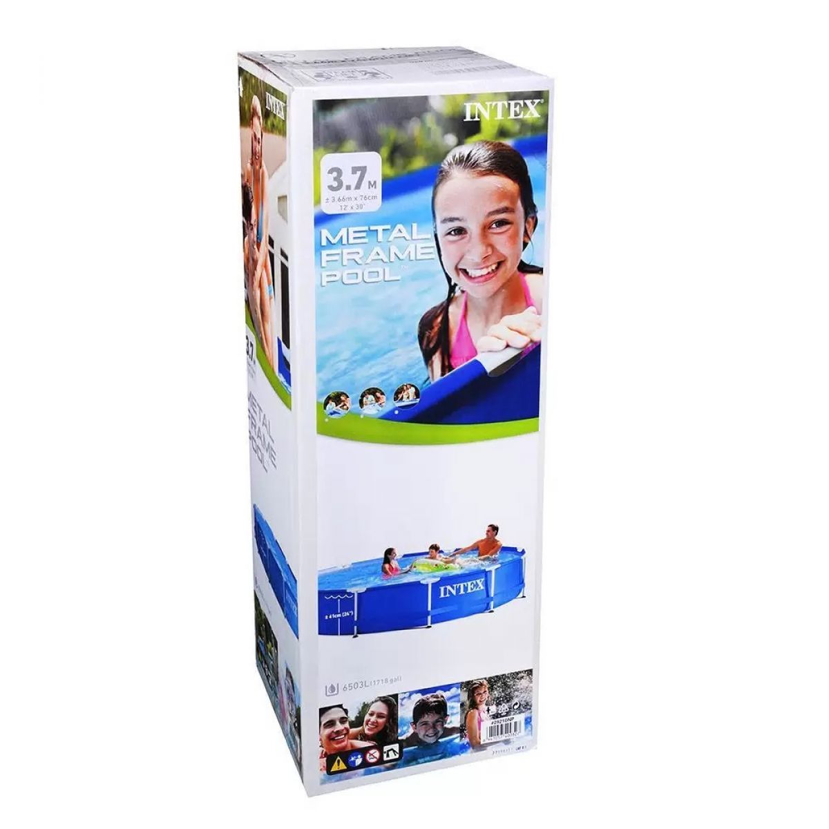 Каркасный бассейн 366х76 см без фильтра, круглый, прочный ПВХ, INTEX 28210NP Каркасный бассейн 366х76 см без фильтра, круглый, прочный ПВХ, INTEX 28210NP